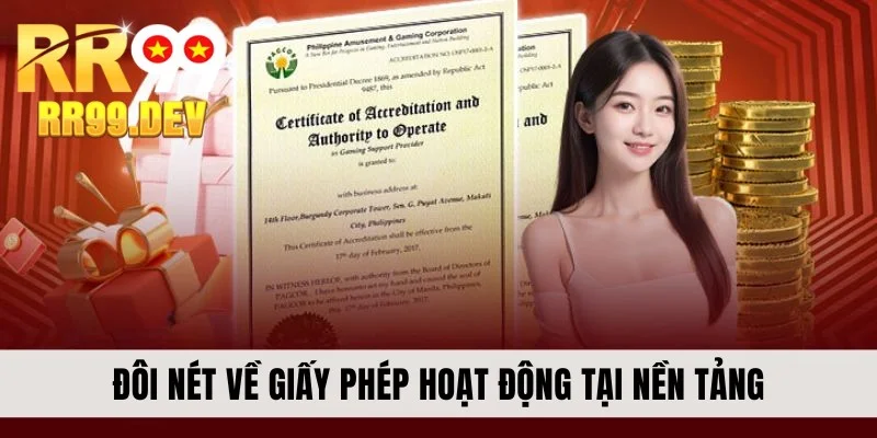 Đôi nét về giấy phép hoạt động tại trang web